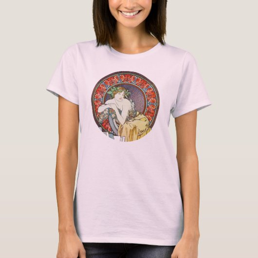 Alphonse Mucha Goddess T-shirt (Voorkant)