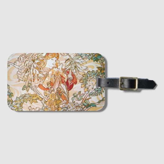 alphonse mucha godin bagagelabel (Voorkant (horizontaal))