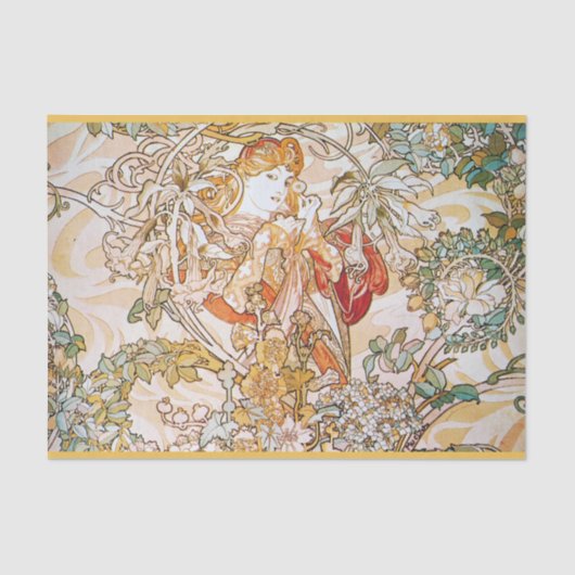  alphonse mucha godin tissuepapier (Voorkant)