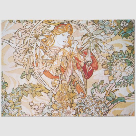 alphonse mucha godin tissuepapier (Voorkant)