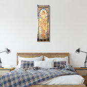 Alphonse Mucha, Helderheid van dag Canvas Afdruk (Insitu (Slaapkamer))