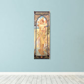 Alphonse Mucha, Helderheid van de Dag Canvas Afdruk (Insitu (Houten vloer))