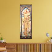 Alphonse Mucha, Helderheid van de Dag Canvas Afdruk (Insitu (Woonkamer))