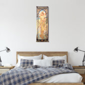 Alphonse Mucha, Helderheid van de Dag Canvas Afdruk (Insitu (Slaapkamer))