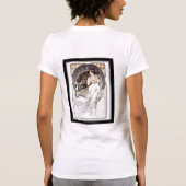 Alphonse mucha Hemd Retro T-shirt (Achterkant)
