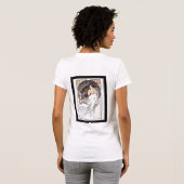 Alphonse mucha Hemd Retro T-shirt (Achterkant volledig)