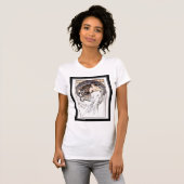 Alphonse mucha Hemd Retro T-shirt (Voorkant volledig)