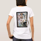 Alphonse mucha Hemd Vintage T-shirt (Achterkant)