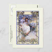 Alphonse Mucha illustratie: De Beatitudes Briefkaart (Voorkant / Achterkant)