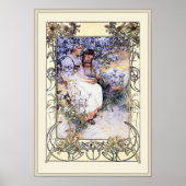 Alphonse Mucha illustratie: De Beatitudes Poster (Voorkant)