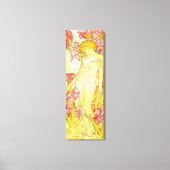 Alphonse Mucha Iris Canvas Poster Afdruk (Voorkant)