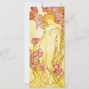 Alphonse Mucha Iris Kaart