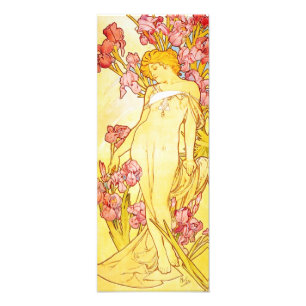 Alphonse Mucha Iris Print Foto Afdruk