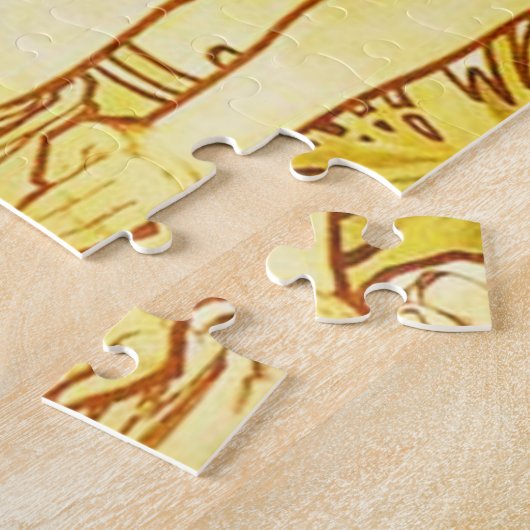 Alphonse Mucha Iris Puzzle Legpuzzel (Zijkant)