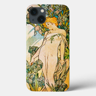 Alphonse Mucha - Iris WB Case-Mate iPhone Case