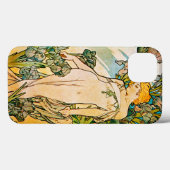 Alphonse Mucha - Iris WB Case-Mate iPhone Case (Achterkant (horizontaal))