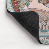 Alphonse Mucha Ivy Art Nouveau Mousepad Muismat (Hoek)