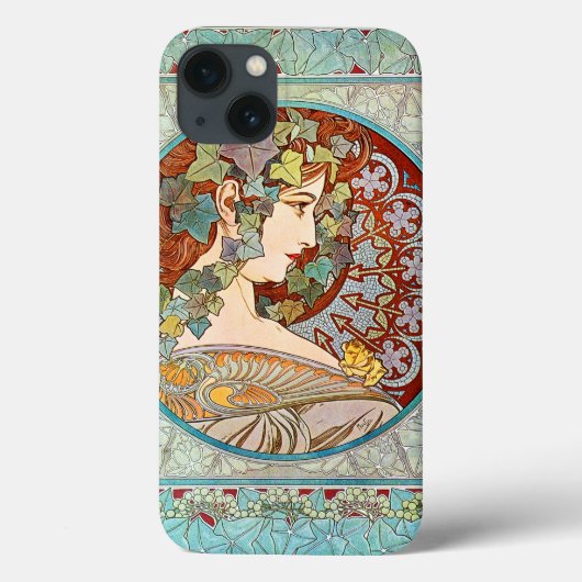 Alphonse Mucha Ivy Case-Mate iPhone Case (Achterkant)