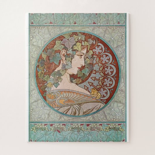 Alphonse Mucha - Ivy Legpuzzel (Verticaal)