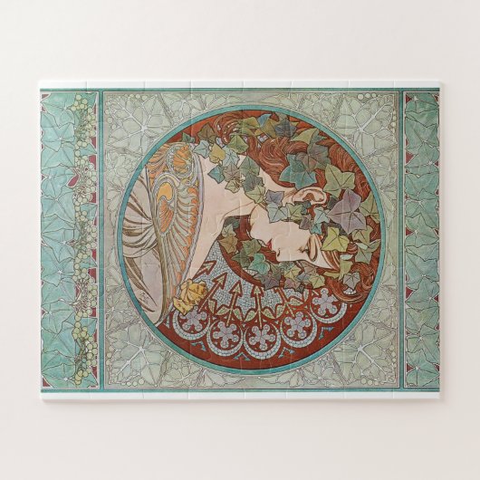 Alphonse Mucha - Ivy Legpuzzel (Horizontaal)