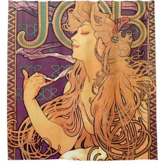 Alphonse Mucha - Job Douchegordijn (Voorkant)