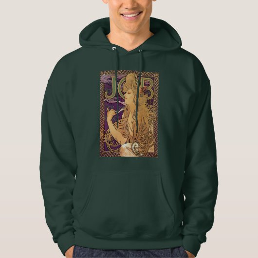 Alphonse Mucha , JOB Hoodie (Voorkant)