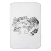 Alphonse Mucha JOB ISOGS Badmat (Voorkant Verticaal)