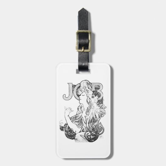 Alphonse Mucha JOB ISOGS Bagagelabel (Voorkant verticaal)