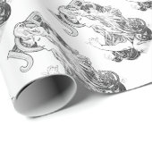 Alphonse Mucha JOB ISOGS Cadeaupapier (Rol Hoek)