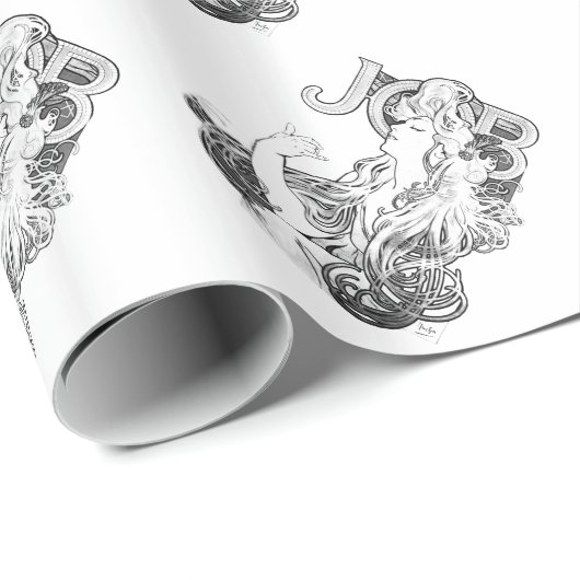 Alphonse Mucha JOB ISOGS Cadeaupapier (Rol Hoek)