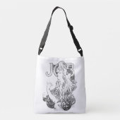 Alphonse Mucha JOB ISOGS Crossbody Tas (Achterkant)