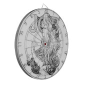 Alphonse Mucha JOB ISOGS Dartbord (Voorkant Links)