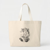Alphonse Mucha JOB ISOGS Grote Tote Bag (Voorkant)