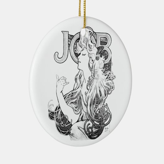 Alphonse Mucha JOB ISOGS Keramisch Ornament (Rechts)