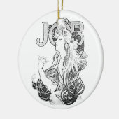 Alphonse Mucha JOB ISOGS Keramisch Ornament (Links)