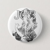 Alphonse Mucha JOB ISOGS Ronde Button 5,7 Cm (Voorkant)