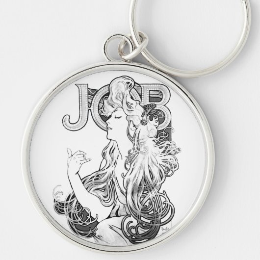 Alphonse Mucha JOB ISOGS Sleutelhanger (Voorkant)
