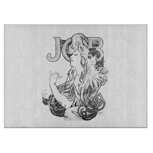 Alphonse Mucha JOB ISOGS Snijplank (Voorkant)