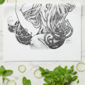 Alphonse Mucha JOB ISOGS Theedoek (Gevouwen)