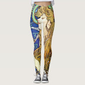 Alphonse Mucha JOB Leggings (Voorkant)
