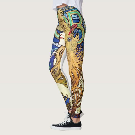 Alphonse Mucha JOB Leggings (Links)