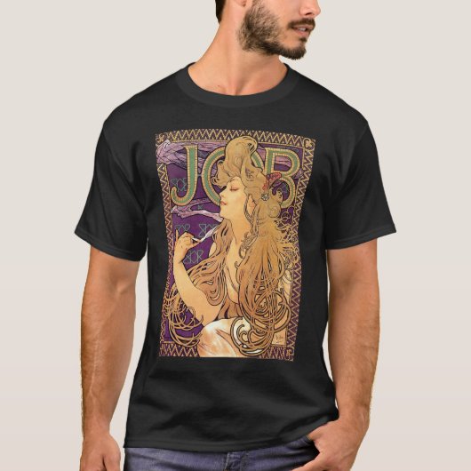 Alphonse Mucha , JOB T-shirt (Voorkant)