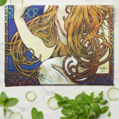 Alphonse Mucha JOB Theedoek (Gevouwen)