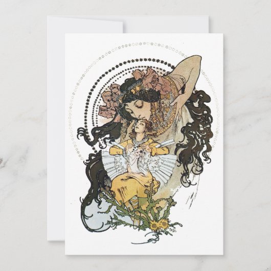  Alphonse Mucha Kaart (Voorkant)