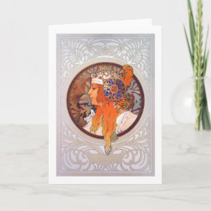 Alphonse Mucha Kaart