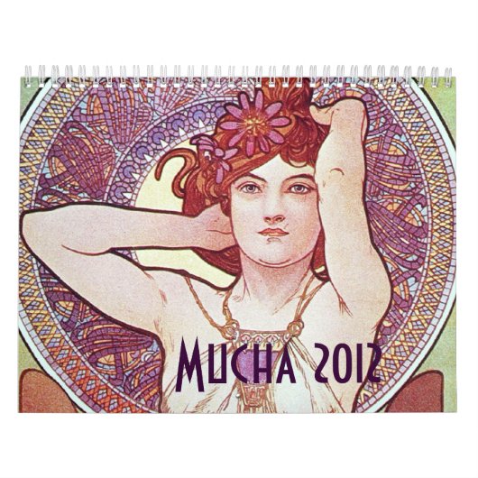 Alphonse Mucha Kalender (Hoes)