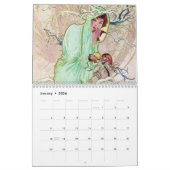 Alphonse Mucha Kalender (Jan 2026)