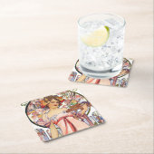 Alphonse Mucha Kartonnen Onderzetters (Insitu)