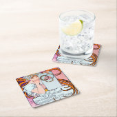 Alphonse Mucha Kartonnen Onderzetters (Insitu)