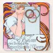 Alphonse Mucha Kartonnen Onderzetters (Voorkant)